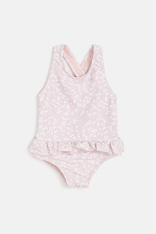 בגד ים שלם גופיה- פרחוני