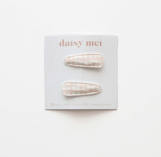 סיכות סופיה- משבצות ורוד