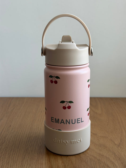 בקבוק תרמי ורוד דובדבן- EMANUEL