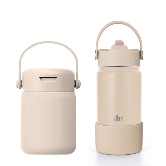 סט בקבוק&FOOD JAR - קרם