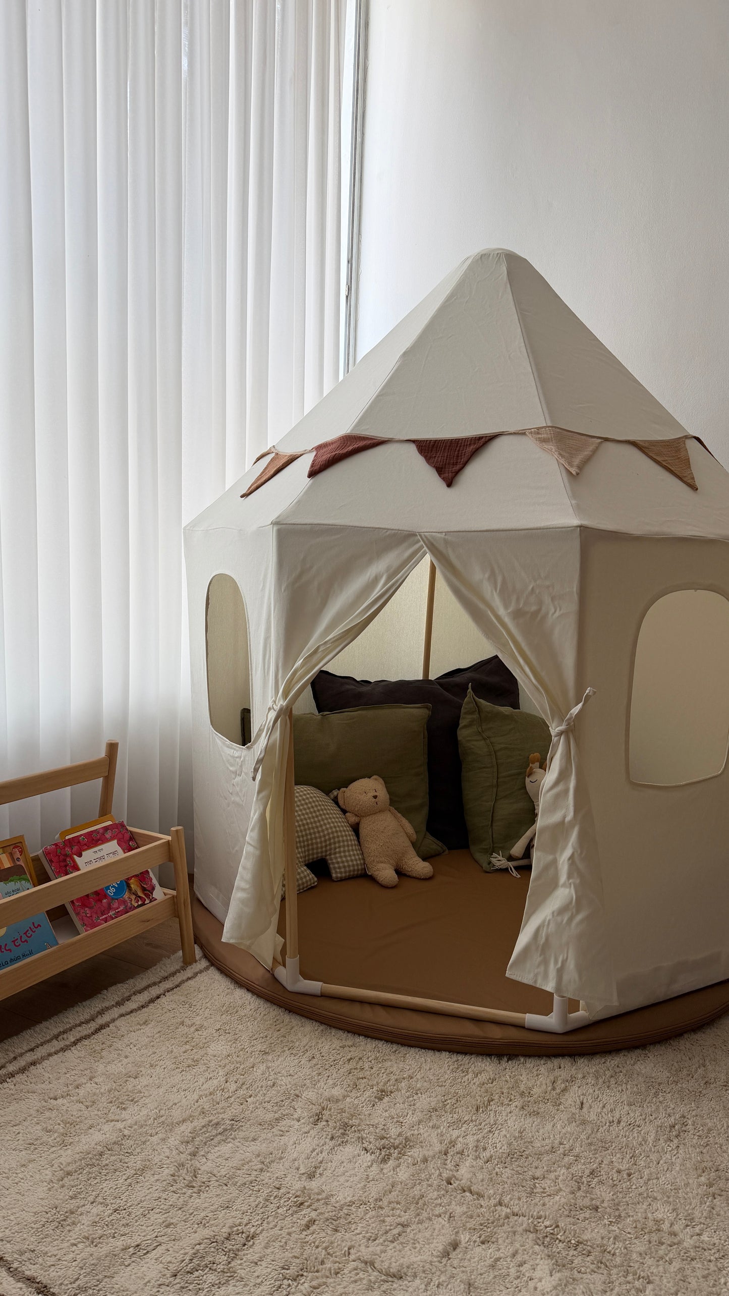 משטח פעילות עגול- חום