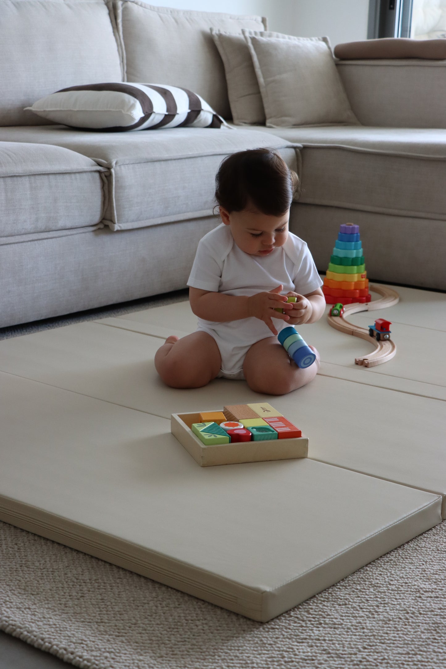 משטח פעילות מתקפל לתינוקות - 120*180 ס״מ